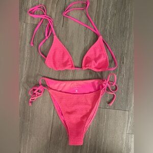 Hot pink Pacsun bikini set